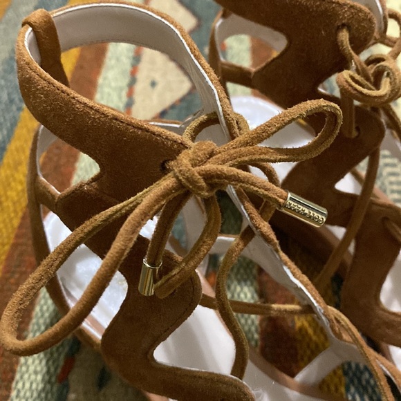 Cole Haan Grand OS Vable Wedge Women’s 6.5B Tan Suede - Picture 11 of 12